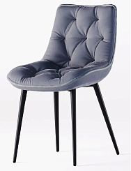 Стул DC-2109 (каркас черный тк.серый/ Velvet HLR-20) Стул DC-2109 (каркас черный тк.серый/ Velvet HLR-20)